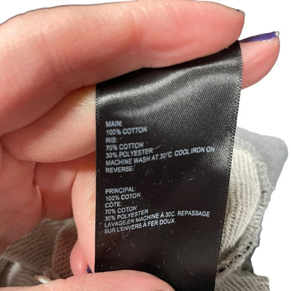 Whistles‎ Cheetah Flocked Sweatshirt Grey Marl Size XS - Picture 9 of 9